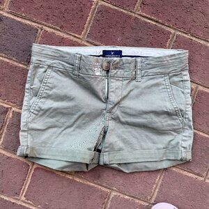 American Eagle Green Shorts